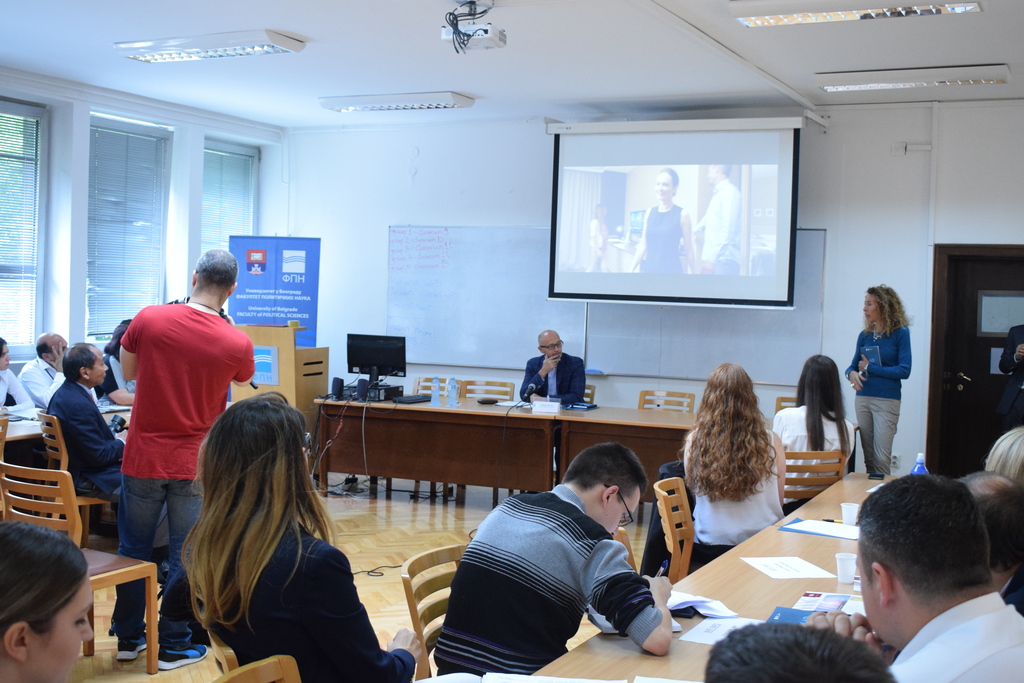 Предавање Миодрага Костића на Факултету политичких наука у оквиру програма Leadership Academy for Development