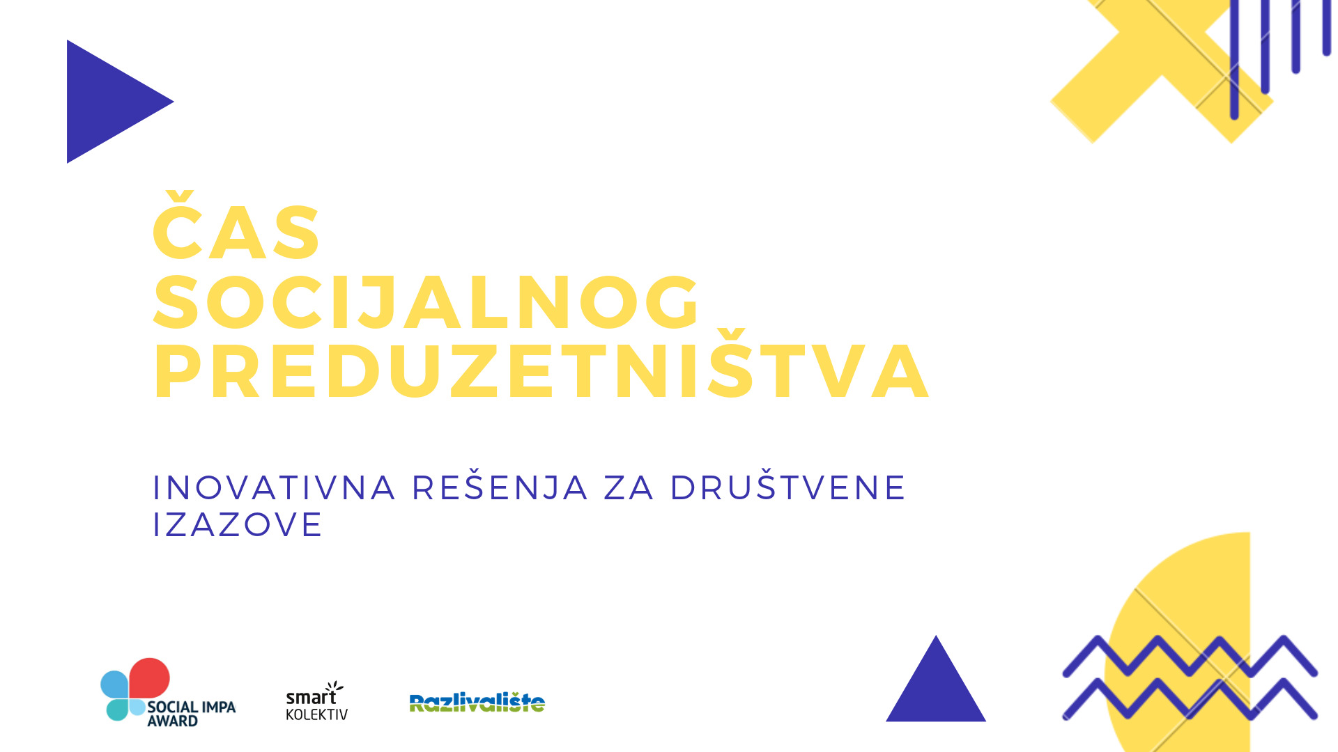 Позив на час социјалног предузетништва „Иновативна решења за друштвене изазове“