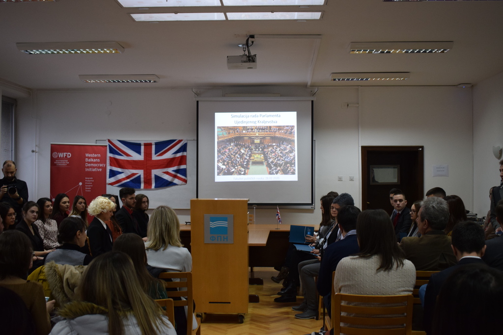 Одржана симулација рада парламента Уједињеног Краљевства