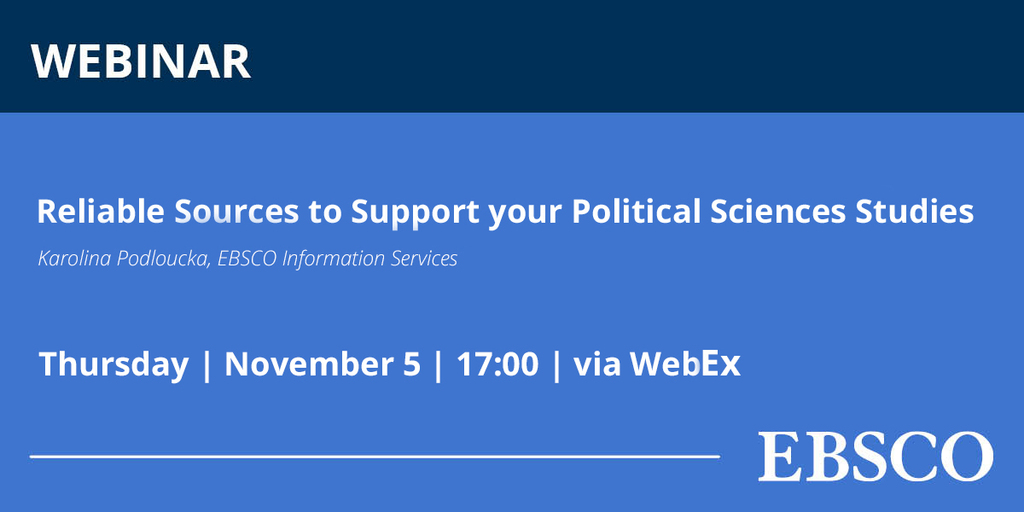 Позив на представљање две базе података научних часописа “Political Science Complete” и “World Politics Review”