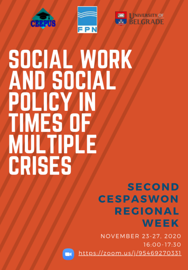 Позив на вебинар CESPASWON на тему “SOCIAL WORK AND SOCIAL POLICY IN TIMES OF MULTIPLE CRISES”