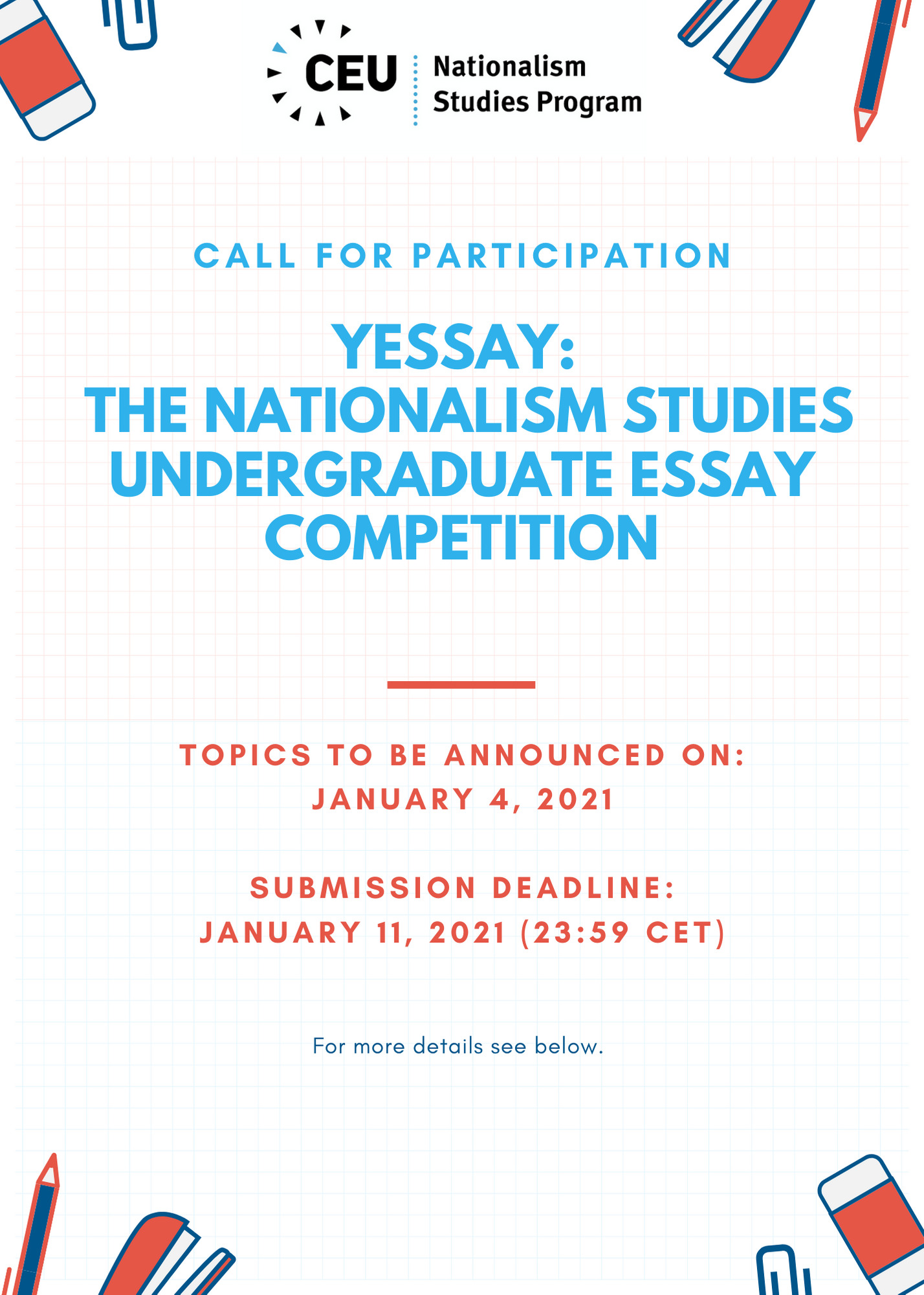 YESSAY - The Nationalism Studies Undergraduate Essay Competition