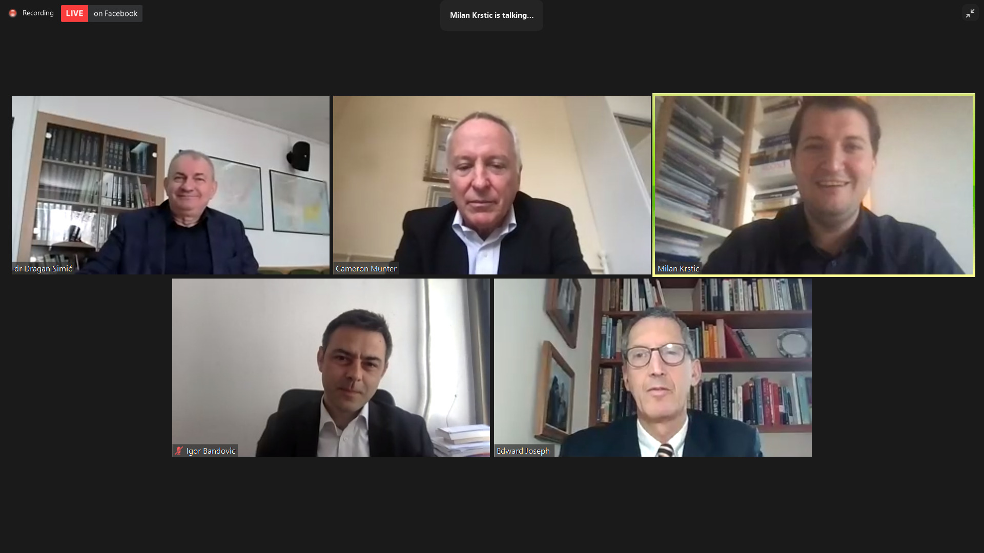Одржана онлајн дискусија „Америчка спољна политика – ново поглавље“