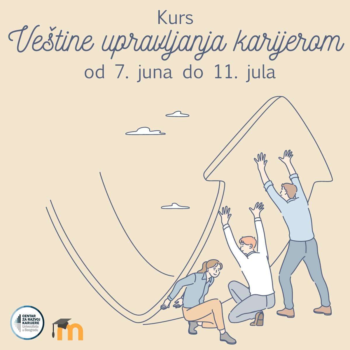 Poziv na kurs „Veštine upravljanja karijerom”