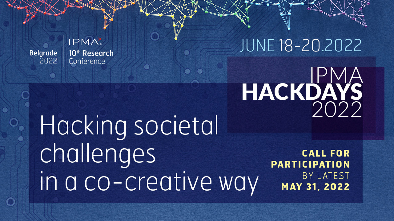 IPMA Hackdays 2022 - call for participation!