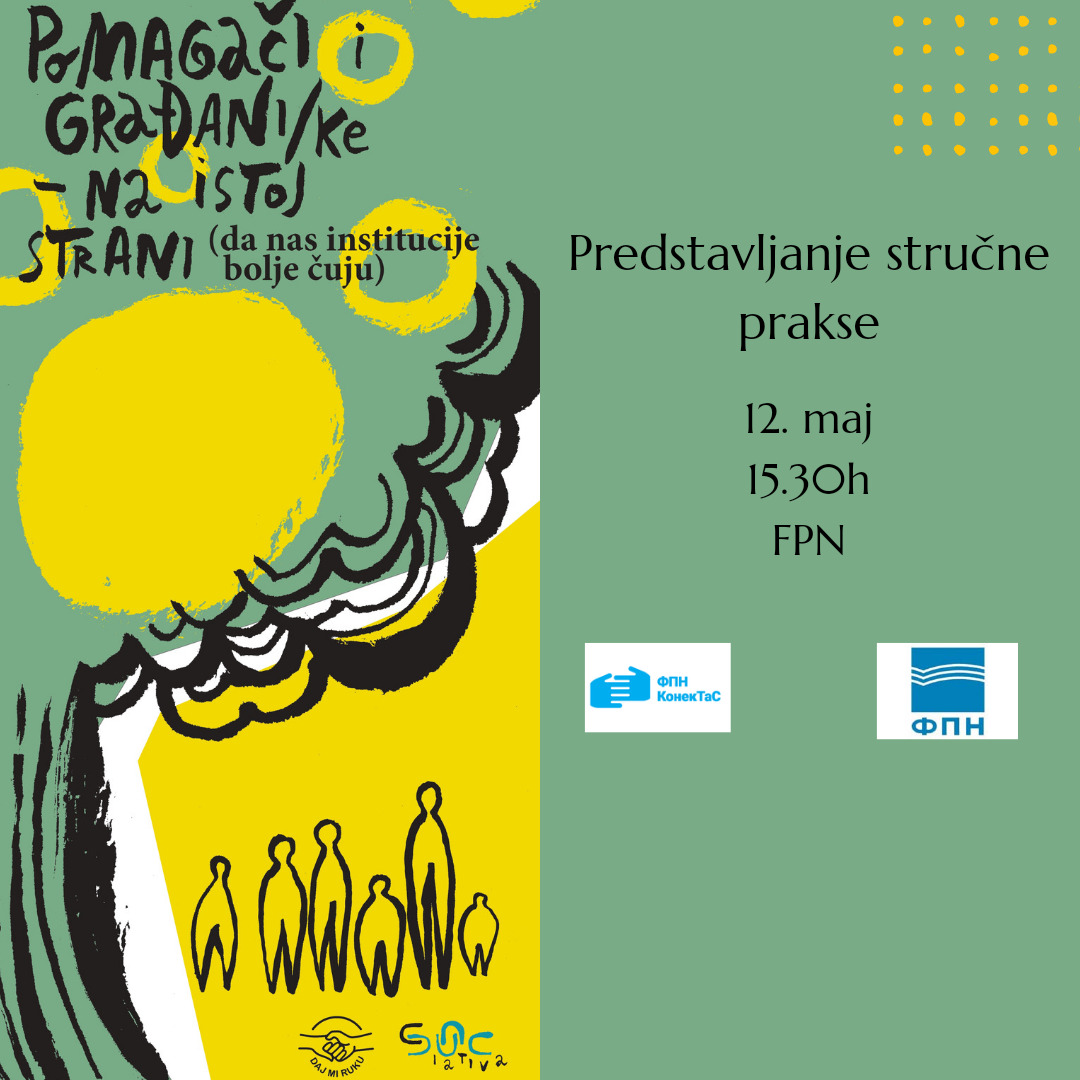 Predstavljanje stručne prakse na projektu „Pomagači i građani – na istoj strani“