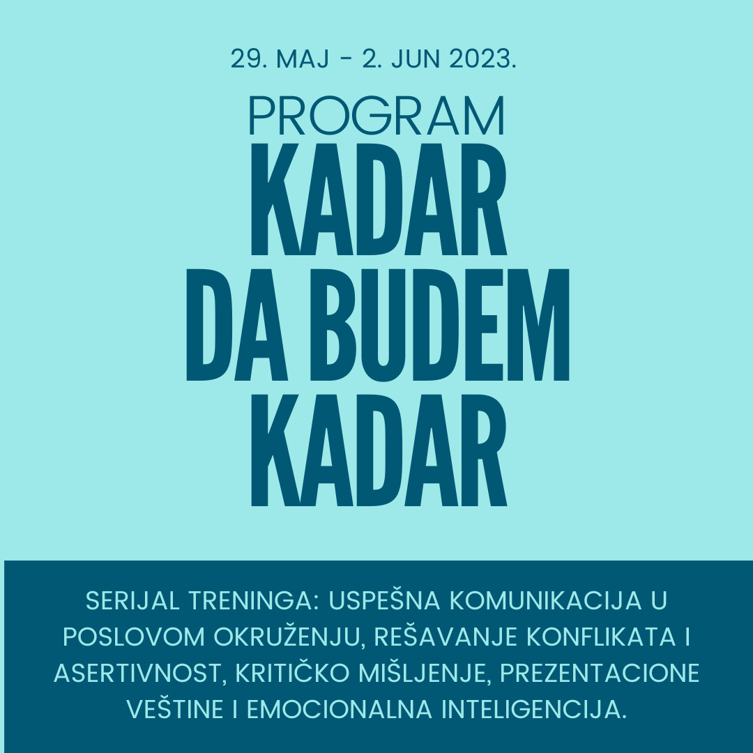 Program KADAR DA BUDEM KADAR