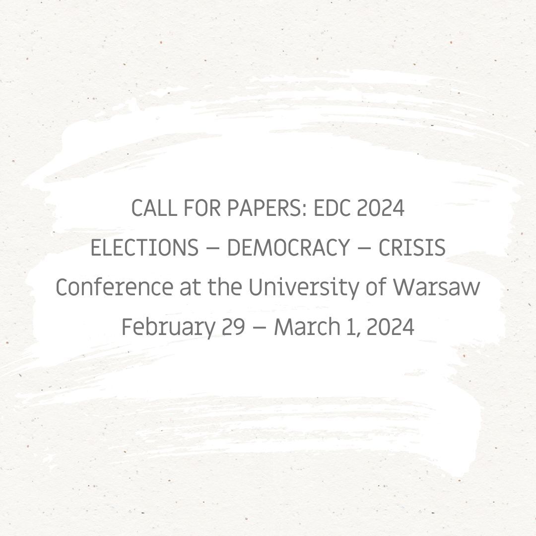 Call for Papers: Elections – Democracy – Crisis