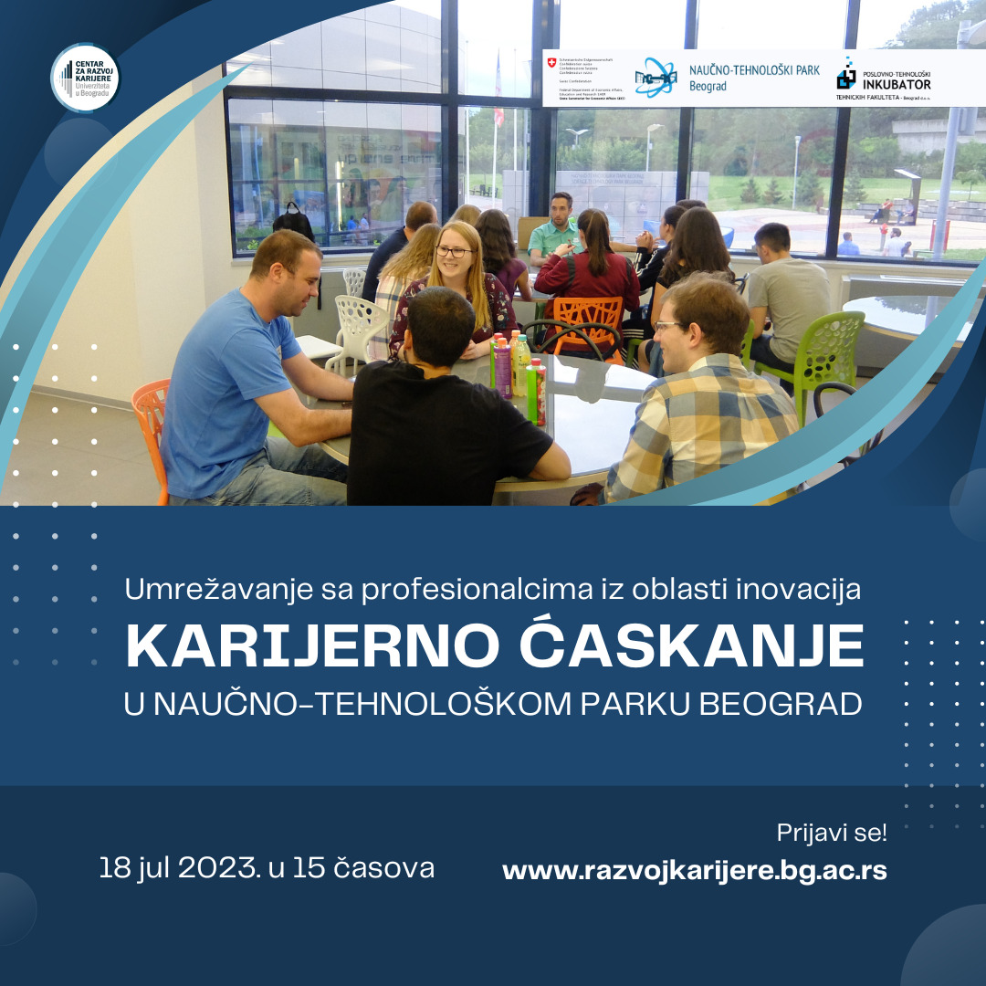 Karijerno ćaskanje: Umrežavanje sa profesionalcima iz oblasti inovacija