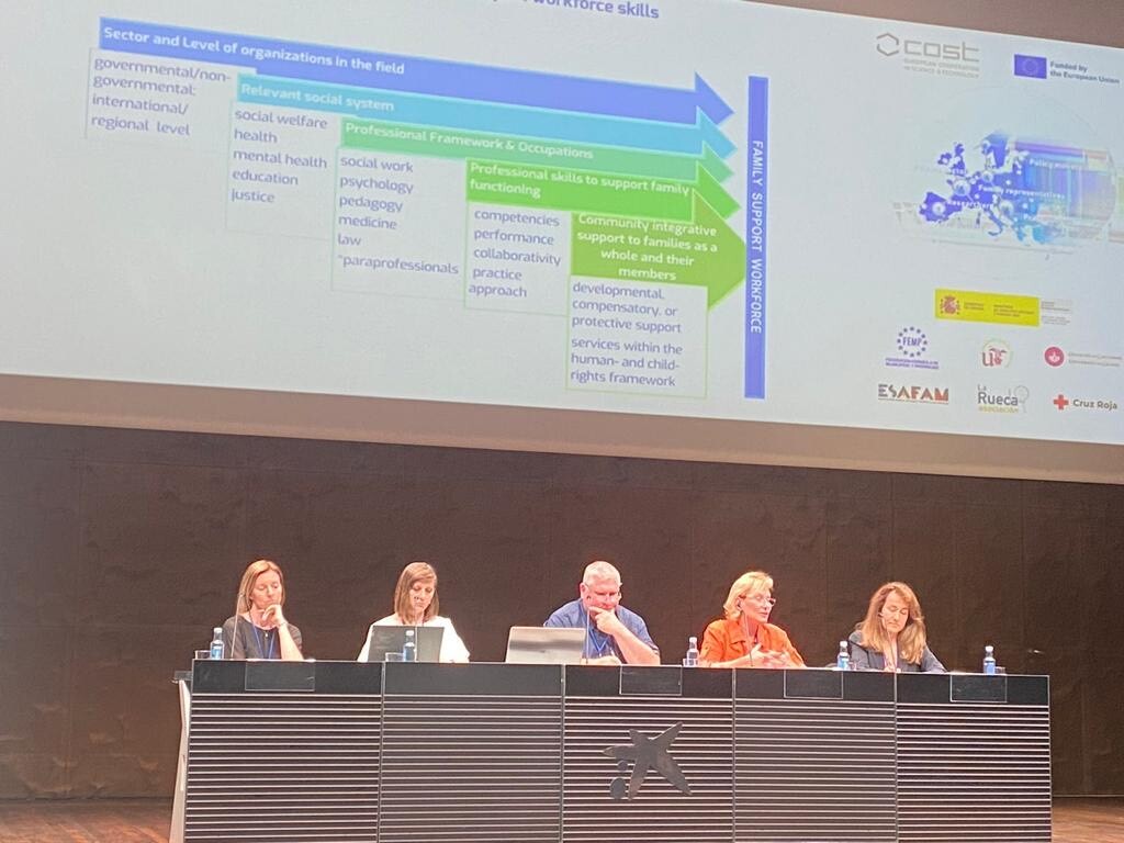 Profesorka Nevenka Žegarac i asistentkinja Violeta Marković učesnice konferencije Evropski forum podrške porodici u Madridu