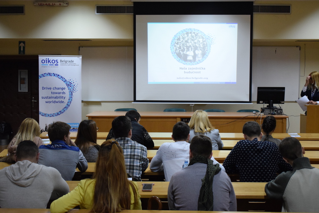 Представљање студентске организације Oikos Belgrade