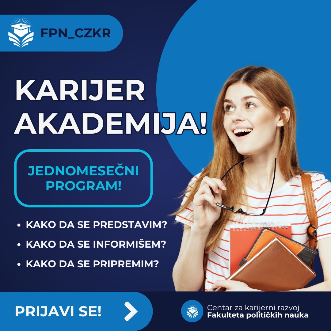KARIJER AKADEMIJA - jesenji jednomesečni program!