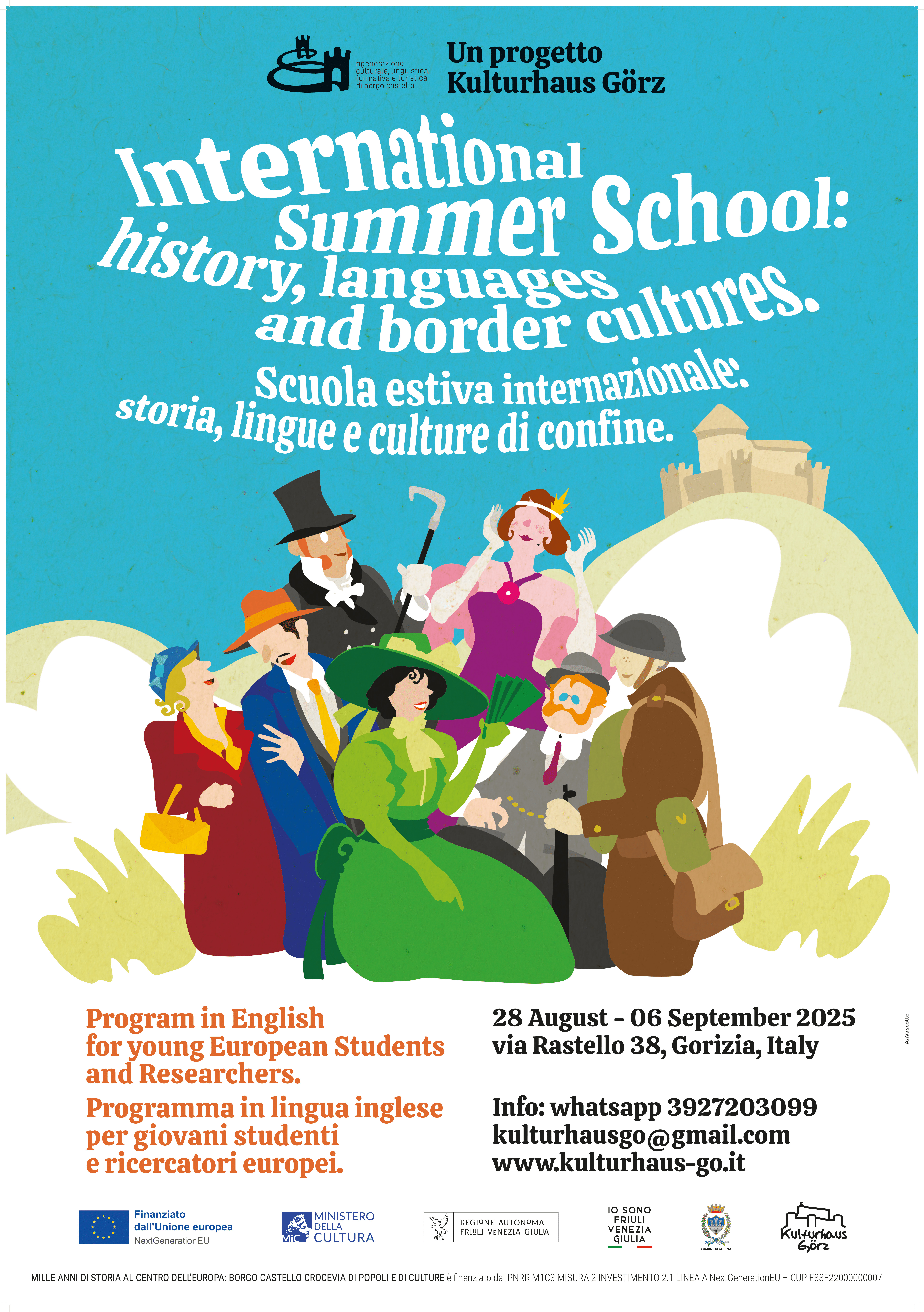 International Summer School in English for Young European Students and Researchers: History, Languages and Border Cultures