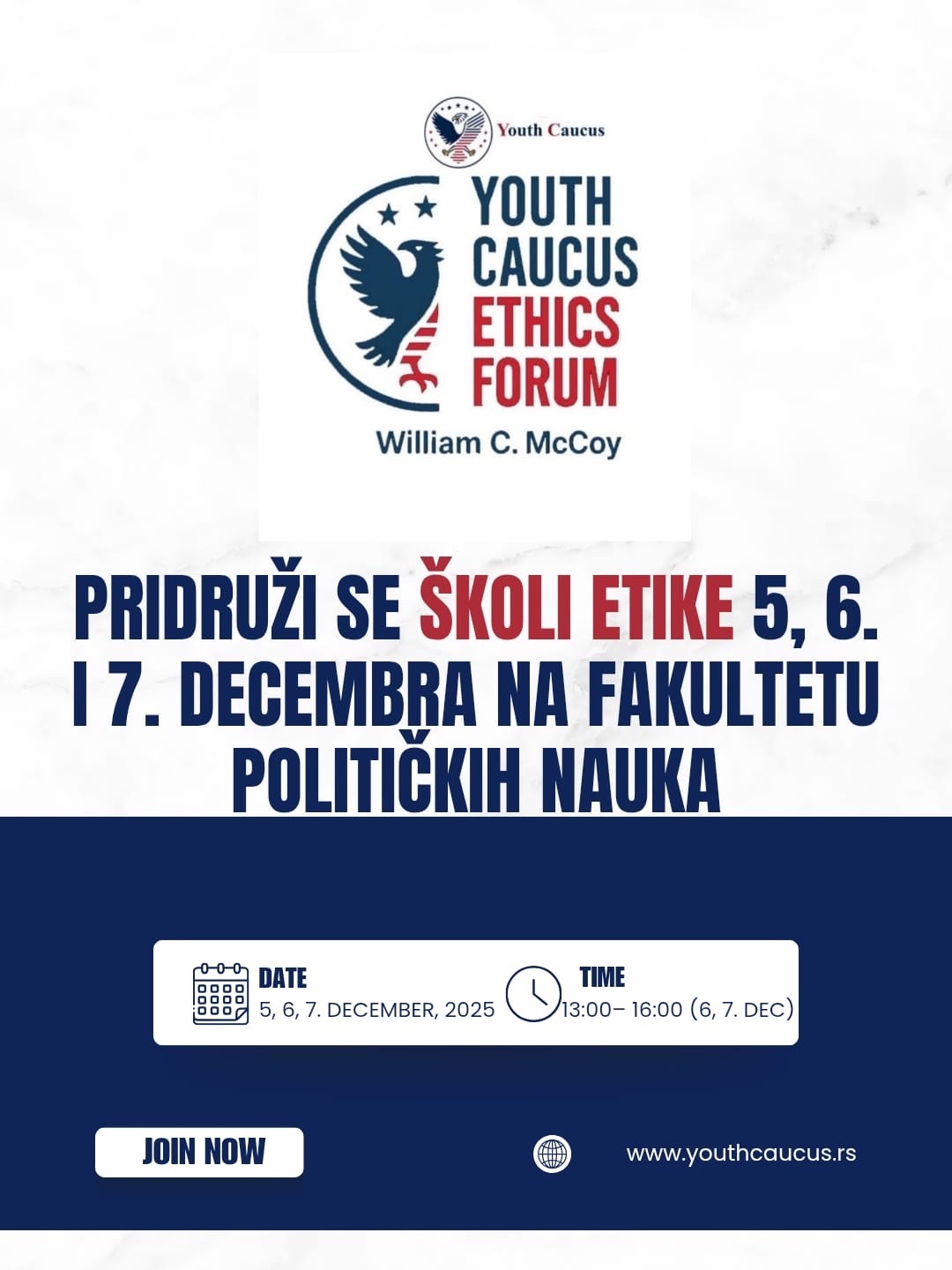 Poziv za drugi ciklus programa ,,Škola etike"