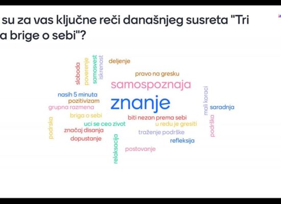 „Свест о сопственим емоцијама, реакцијама и ефикасности – три стуба бриге о себи“