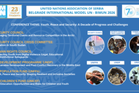 Позив за 23. међународну омладинску конференцију „Београдски међународни модел уједињених нација – BIMUN 2026″