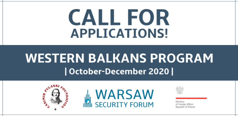 Western Balkans Program – Call For Applications | Opportunity For Citizens of Western Balkans Countries