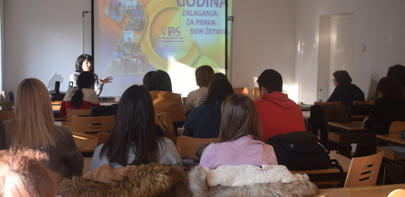 Одржано предавање „Службе за жртве у Србији: коме се обратити и како помоћи другима”