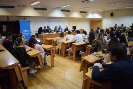 Подсекретарка УН-а и извршна директорка УНЕП-а Њ.Е. госпођа Ингер Андерсен посетила Факултет политичких наука