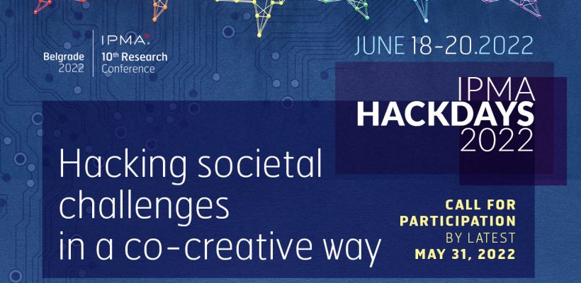 IPMA Hackdays 2022 – call for participation!