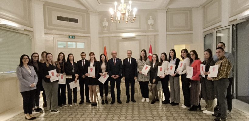 Додељени сертификати за ученике турског језика у Београду