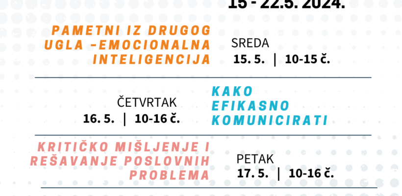 Отворено пријављивање за нови циклус тренинга КАДАР ДА БУДЕМ КАДАР