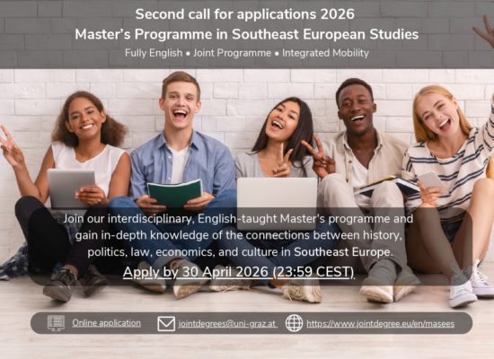 Second call for applications: Joint Master’s Programme in Southeast European Studies – University of Graz and University of Belgrade