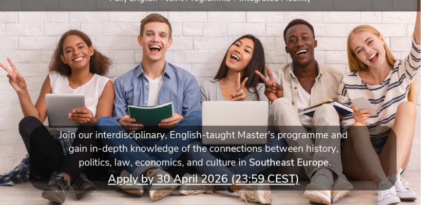 Second call for applications: Joint Master’s Programme in Southeast European Studies – University of Graz and University of Belgrade