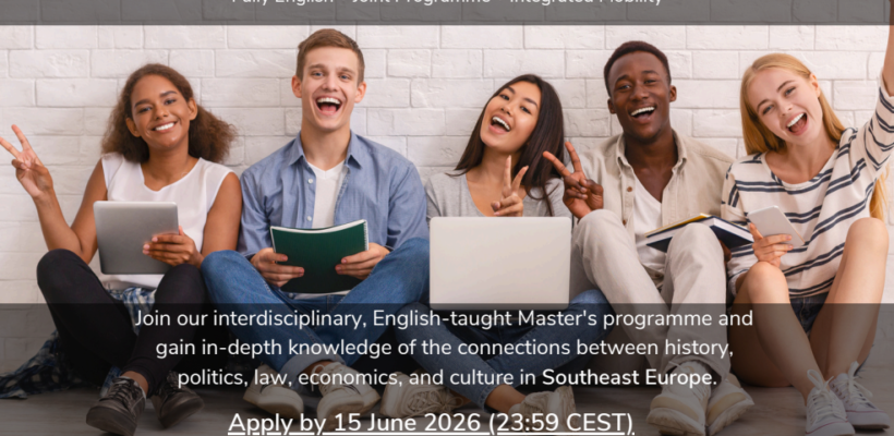 Third call for applications: Joint Master’s Programme in Southeast European Studies – University of Graz and University of Belgrade
