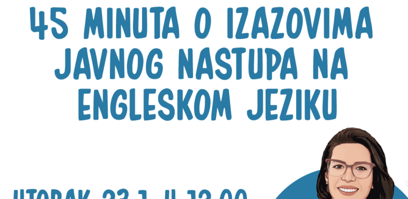 Зум кафица – 45 минута о изазовима јавног наступа на енглеском језику