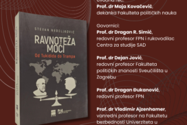 Позив на представљање књиге ,,Равнотежа моћи: Oд Тукидида до Трампа”