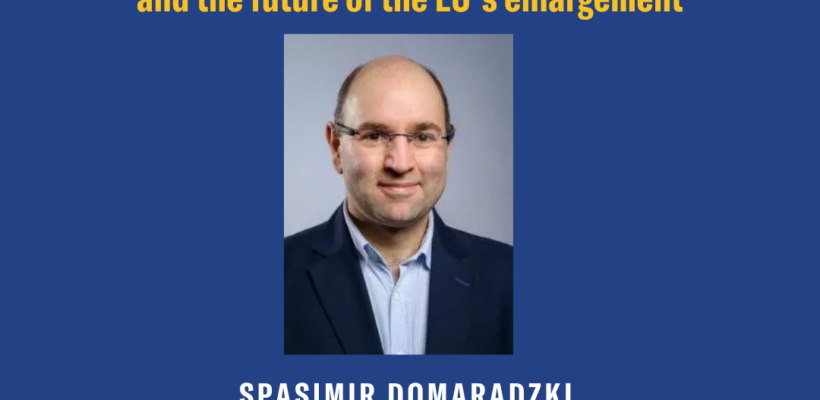 Позив на предавање „Integration through crisis? The war in Ukraine and the future of the EU’s enlargement“ професора Спасимирa Домарадскoг